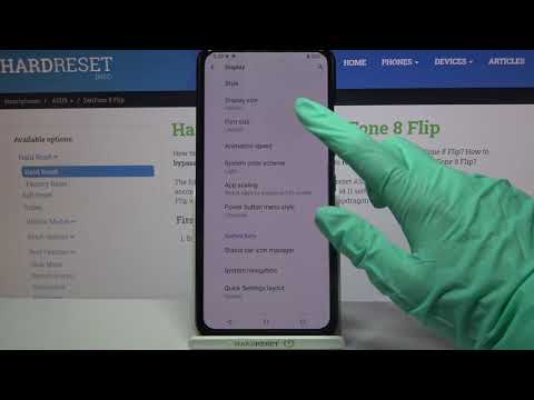 ASUS ZenFone 8 Flip and Display Features – Choose New Font Size