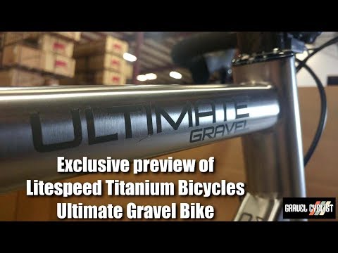 Exclusive: Litespeed's Prototype Titanium Aero Ultimate Gravel Bike!