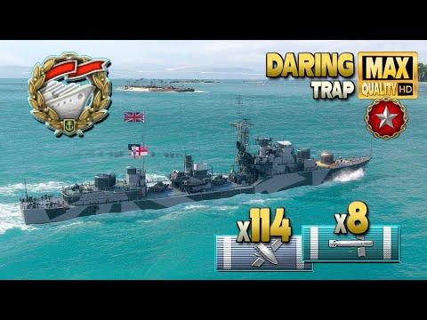 Destroyer Daring: Thriller in ranked battle - World of Warships