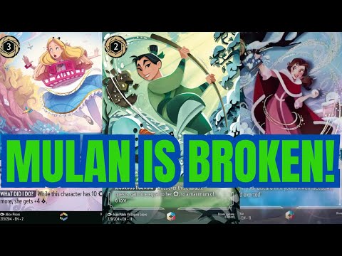 Lorcana Emerald Sapphire Deck Profile POST WinterSpell!!