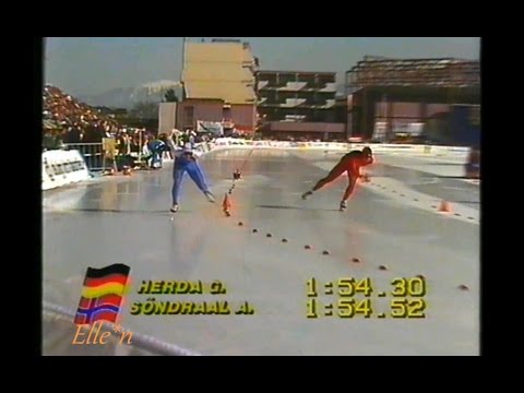 World Championships Allround Innsbruck 1990 - 10 km Herda - Søndrål