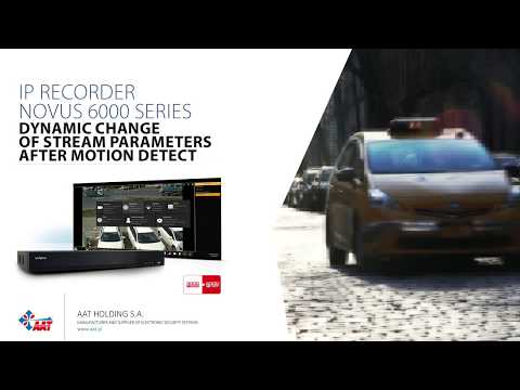 Novus NVR 6000 - Dynamic change of stream parameters