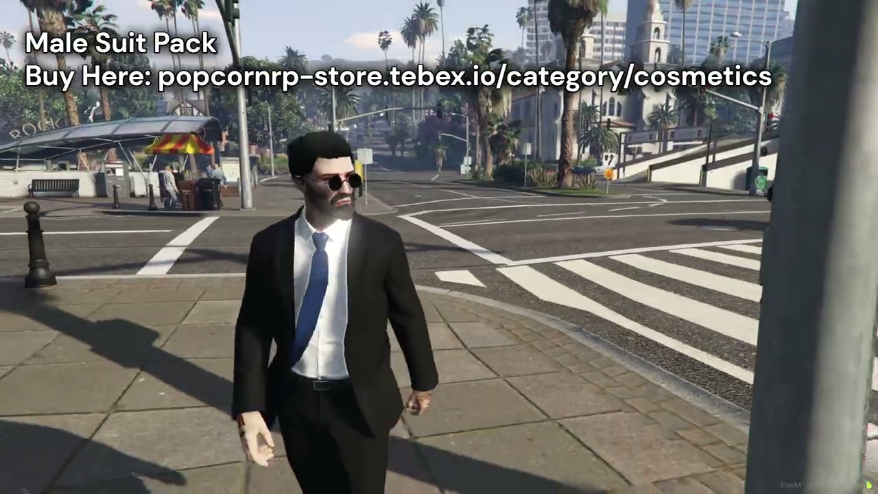 Male Suit Set (+ Physics) - Addon Clothing Pack thumbnail 2