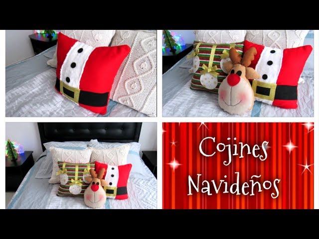 Vídeo relacionado con Jiahuade Funda de Almohada Navideñas,4 Pcs Fundas Cojines Navidad,Decoración Navideña Hogar,Funda de Cojines Navideños,Adornos Navidad Casa(45 * 45cm) (H)
