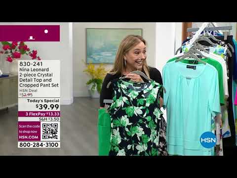 HSN | Nina Leonard Fashions 06.08.2023 - 01 PM