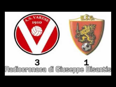 Giuseppe Bisantis in Varese-Grosseto 3-1 (9-4-2011) Radiocronaca da Radio 1 RAI