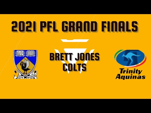 2021 PFL Brett Jones Colts Grand Final - Uni v Trinity Aquinas