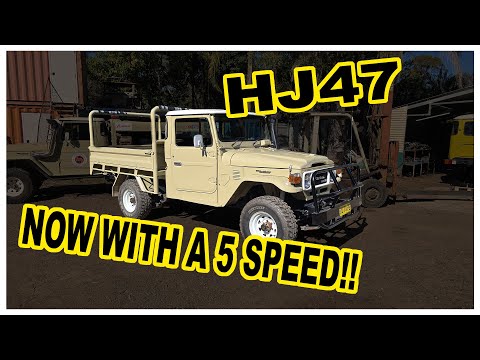 Hj47 has a birthday. New owner does a restoration then Mr Landcruiser steps in for upgrade time.
