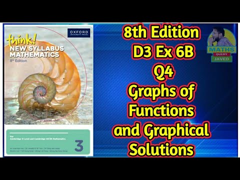 Q4 || Ex-6B || D3-8th edition || Graphs of functions and graphical solutions