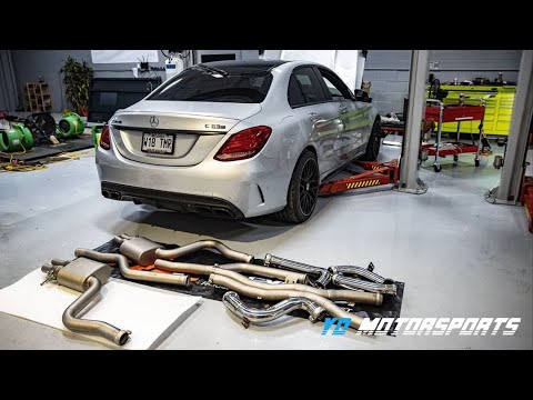 Stage 2 AMG W205 C63 S w/ Fi EXHAUST Titanium CatBack X Stainless Downpipes X YD Motorsports