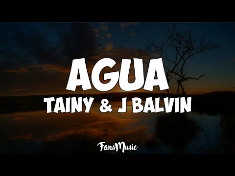 Tainy, J Balvin - Agua (Letra/Lyrics)