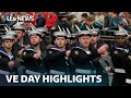 VE Day 80 Watch The Highlights As The Red Arrows Fly Over Buckingham Palace ITV News