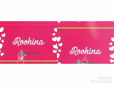 Roohina name whatsapp status
