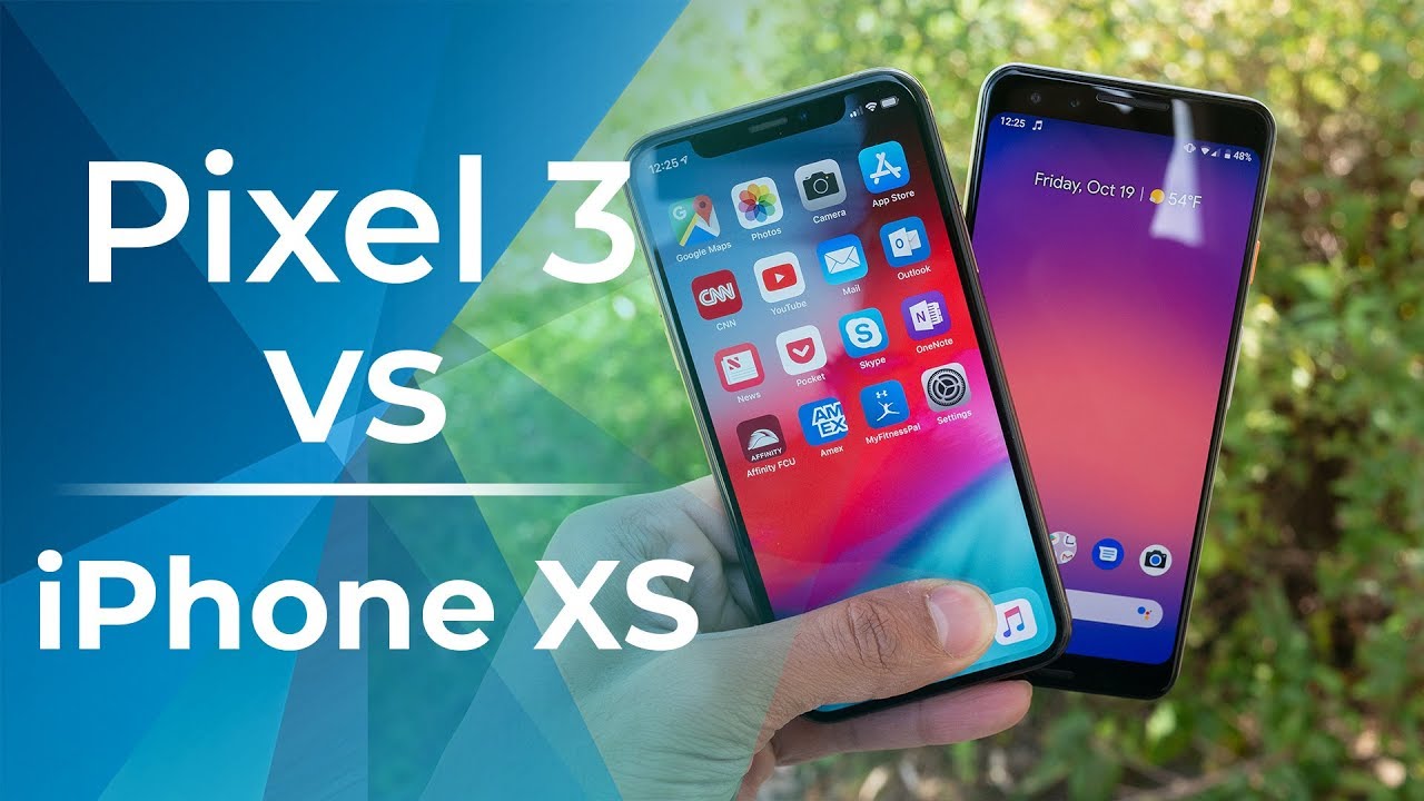 Google Pixel 3 vs Apple iPhone XS