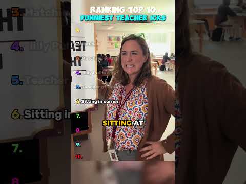 Ranking teacher icks #teacher #teacherlife #shorts