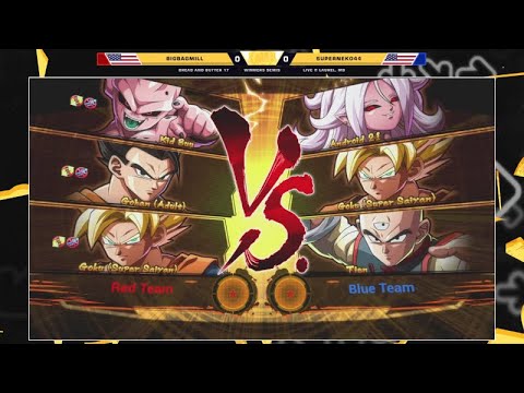 BnB 17 DBFZ - BigBagMill Vs. SuperNeko44 - Dragon Ball FighterZ Winners Semis