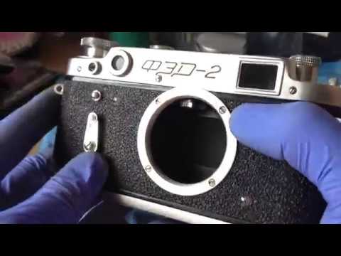 FED 2 service, shutter curtain replacement