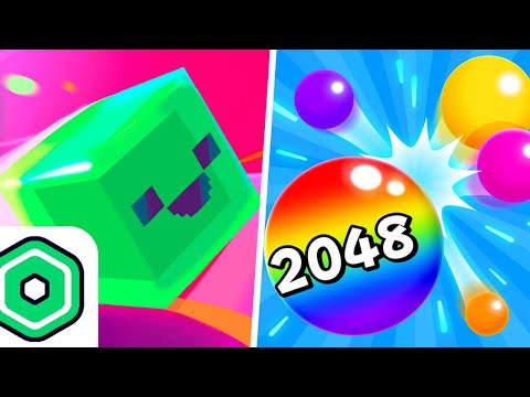 Slime Rush vs Bump Merge 2048 - Max Level Gameplay (Part 1)