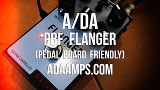 Video thumbnail for A/DA: PBF Flanger (Pedal Board Friendly!) by Brett Kingman