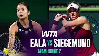  Alexandra Eala Menang Dramatis atas Lara Siegemund, Lolos ke Babak Ketiga Miami Open