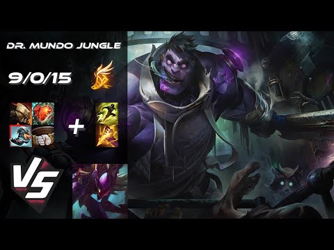 JUNGLE Dr. Mundo vs Kha'Zix - EU Challenger Patch 25.S2.4
