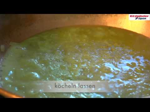 Eine Tiroler Graukassuppe kochen