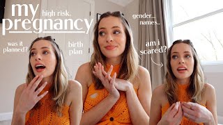 MY PREGNANCY | high risk details & birth plan, honest feelings, birth control chat, Z's reaction..