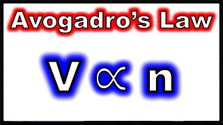 Avogadro's Law - Volume and Moles