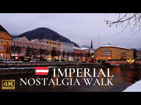 Bad Ischl 🇦🇹 Residência do Imperador do Kaiser Franz - Cultura e História da Áustria (4k 60fps)