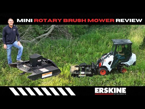 The Erskine Mini Rotary Brush Mower overview