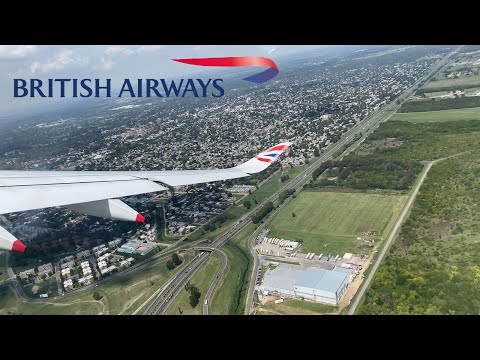 British A350 Morning Takeoff from Buenos Aires (EZE)