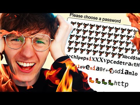 I tried the Password Game...