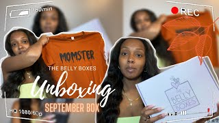 Belly Bundle *September* Box Unboxing 🤰🏾💛 | Armani Wells