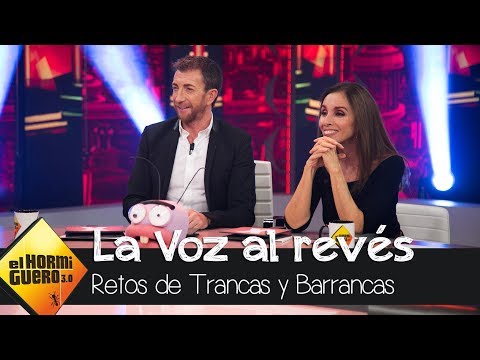 Ana Belén juega a 'La Voz al revés' con Trancas y Barrancas - El Hormiguero 3.0