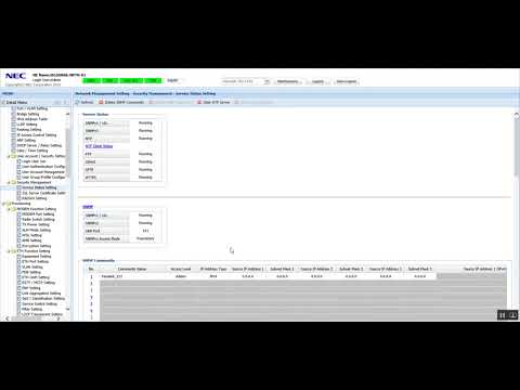 NEC microwave Link DCN configuration