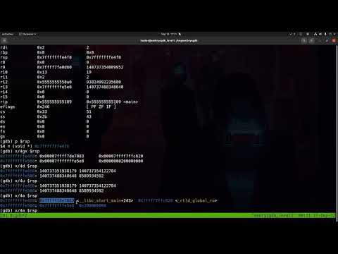 Debugging Refresher - Robert - GDB Demo - 2022.09.16