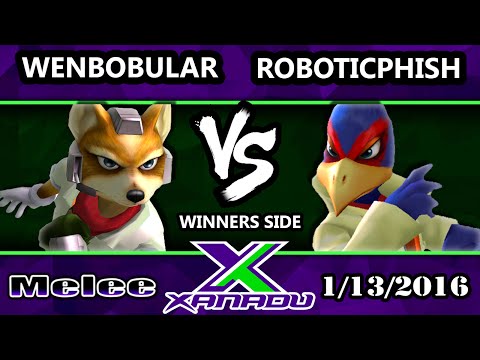 S@X 132 - Wenbobular (Fox) Vs. Roboticphish (Falco) SSBM Tournament - Smash Melee