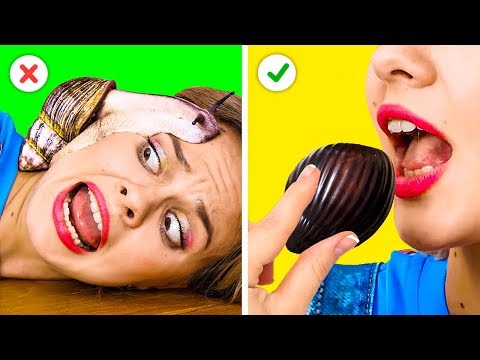 REAL FOOD VS CHOCOLATE CHALLENGE || Funny TikTok Challenges by 123 GO! GOLD