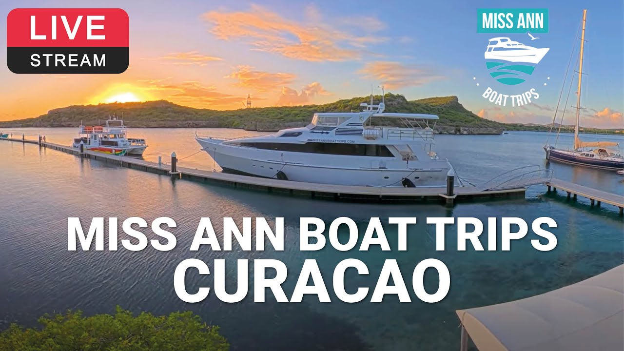 Barbara Beach | Curaçao | Miss Ann Boat Trips | LIVE WEBCAM