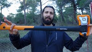 Fiskars Yeni X Serisi  X32  Yarma Baltası -  X25 Kıyaslama