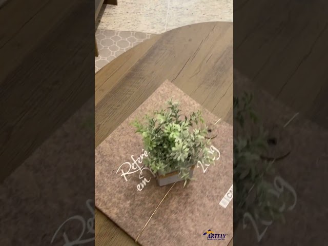 Mesa de Centro Diva 2 Nichos Pinho/Preto - Artely