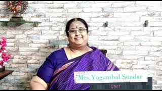 Yogambal Sundar, Chef