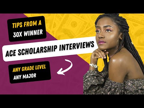 Ace Your Scholarship Interview | Top Tips & How To Answer Interview Questions (2022) Video