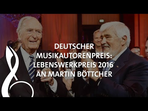 Deutscher Musikautorenpreis: Lebenswerkpreis 2016 an Martin Böttcher