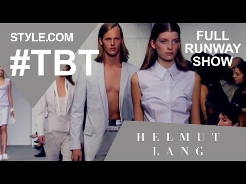 Helmut Lang’s Last Collection-Spring 2005 Runway Show - #TBT with Tim Blanks - Style.com