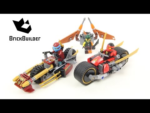 Vidéo LEGO Ninjago 70600 : La poursuite en moto des Ninja