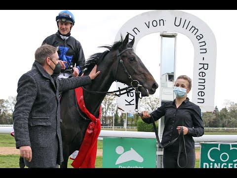 Köln - 11. April 2021: Karin Baronin von Ullmann - Schwarzgold-Rennen (Gr. III) - Belcarra