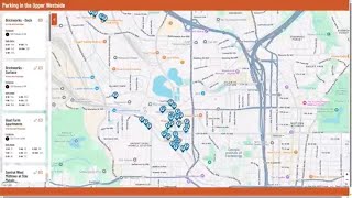 Interactive parking map for West Midtown visitors