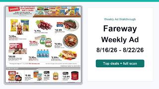 Fareway Weekly Ad (8/16/26 - 8/22/26) Best Deals
