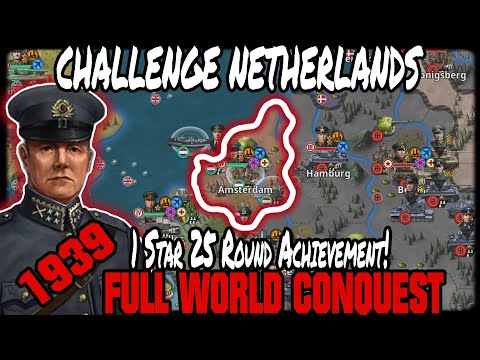 NETHERLANDS 1939 CHALLENGE WORLD CONQUEST! 1 STAR 25RD ACHIEVEMENT World Conqueror 4